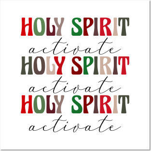 Holy Spirit Activate Christmas Posters and Art